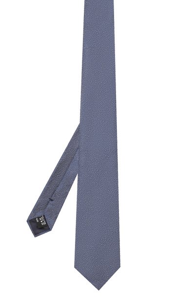 Шелковый галстук GIORGIO ARMANI синего цвета по цене 24050 руб., арт. 360054/9P937, фото 2 Шелковый галстук GIORGIO ARMANI, арт. 360054/9P937, фото 2