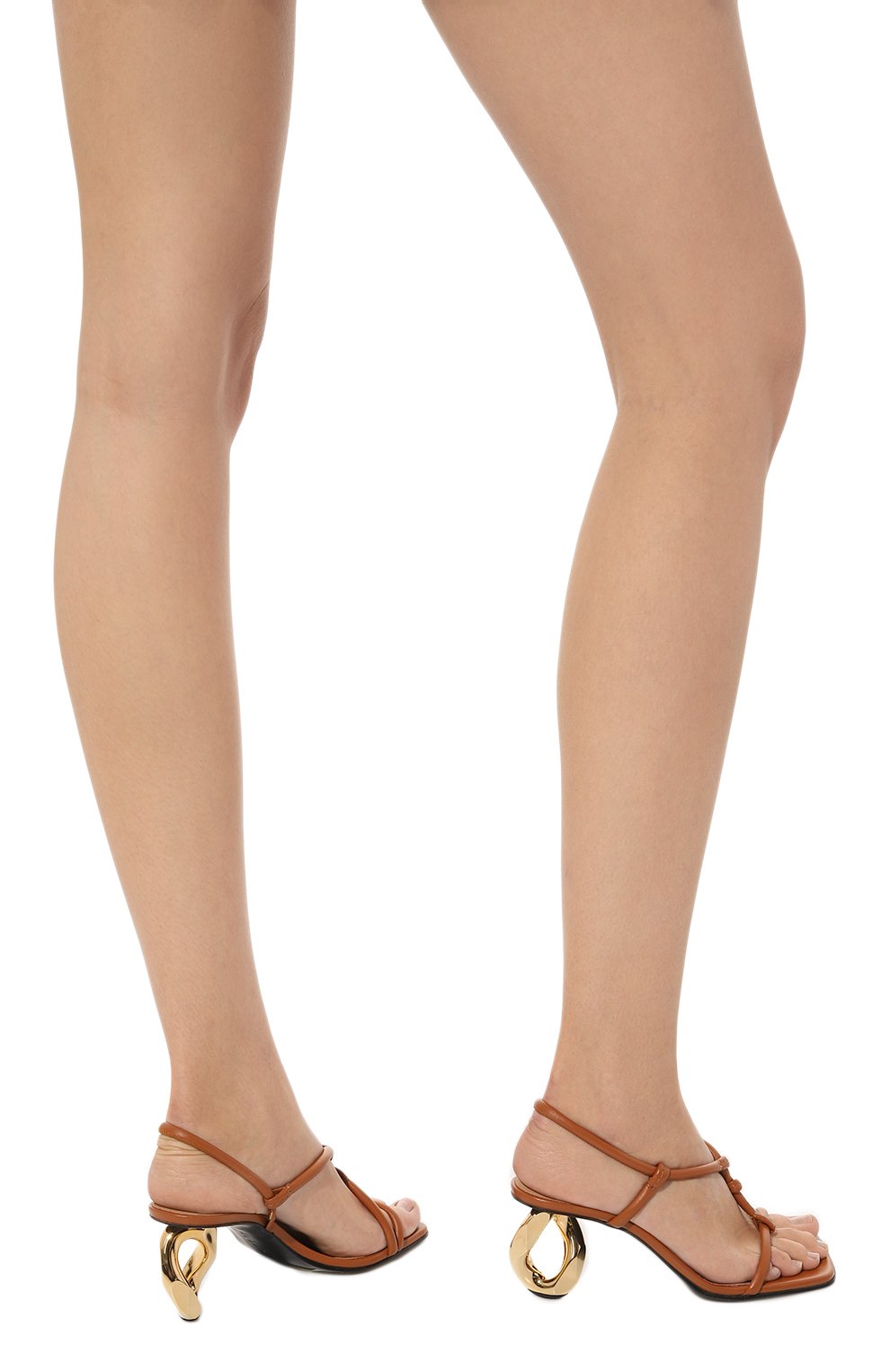 Кожаные босоножки chain JW ANDERSON, арт. ANW38105A 15111, фото 3