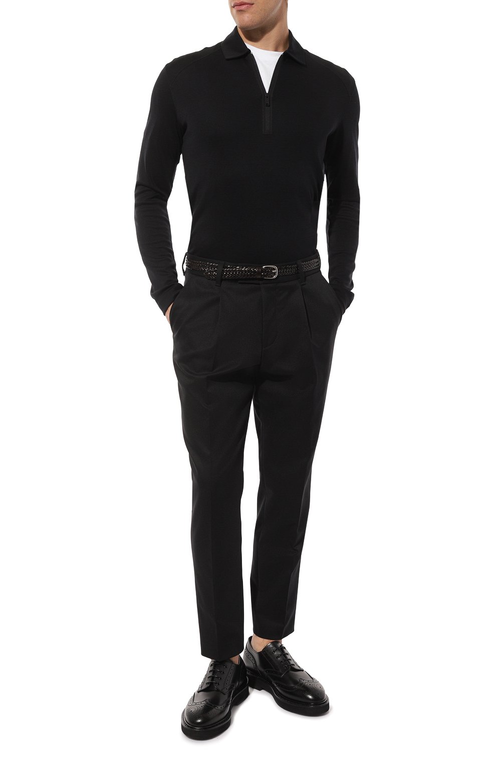 Шерстяное поло ZEGNA, арт. UC328A6/CCT702, фото 2