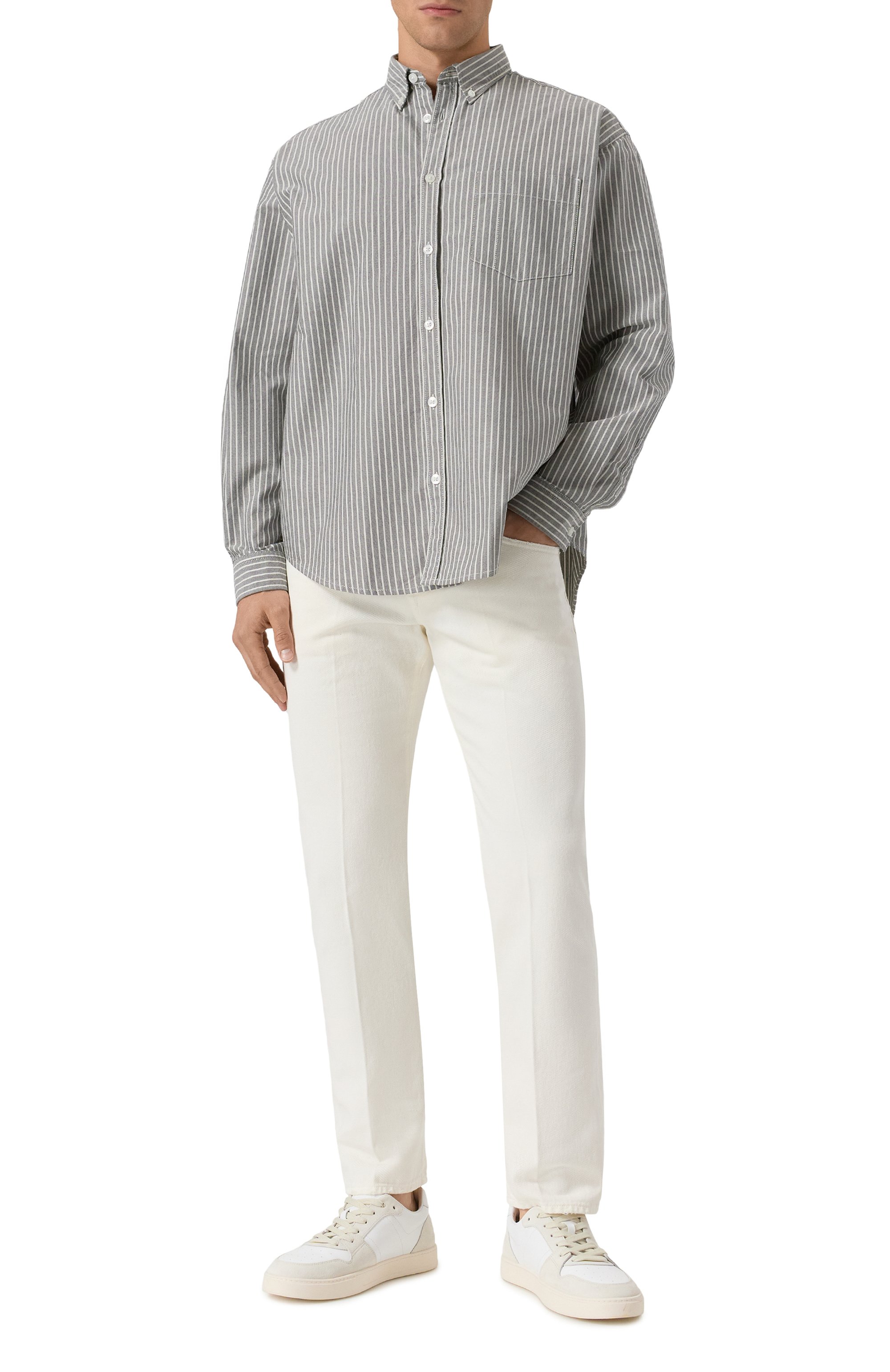 Хлопковая рубашка HUGO BLUE, арт. 50534183, фото 2