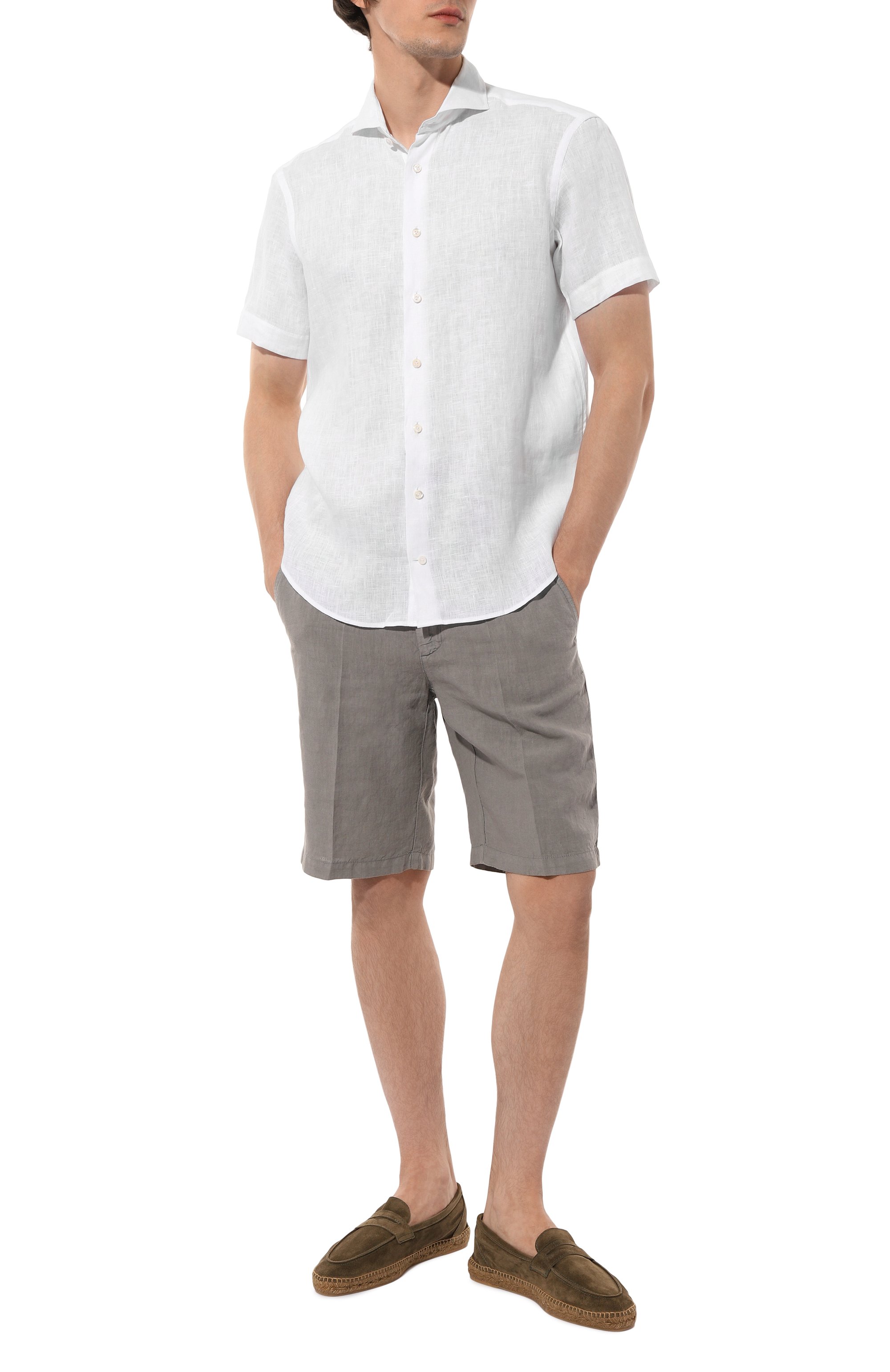 Льняные шорты 120% LINO, арт. 32ALIM2137/0253/000, фото 2