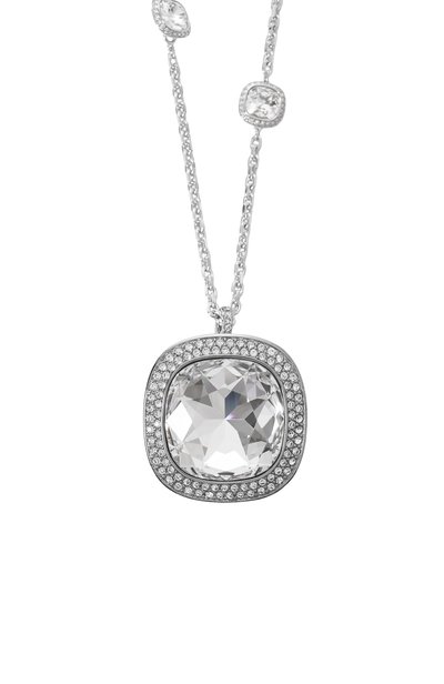 Колье una xl SWAROVSKI серебряного цвета по цене 49950 руб., арт. 5751324, фото 3 Колье una xl SWAROVSKI, арт. 5751324, фото 3