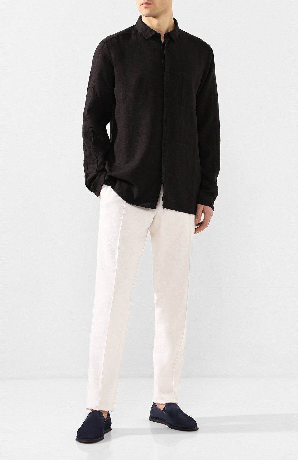 Замшевые лоферы OFFICINE CREATIVE темно-синего цвета по цене 49650 руб., арт. FELIX/018/0LIVER, фото 2 Замшевые лоферы OFFICINE CREATIVE, арт. FELIX/018/0LIVER, фото 2