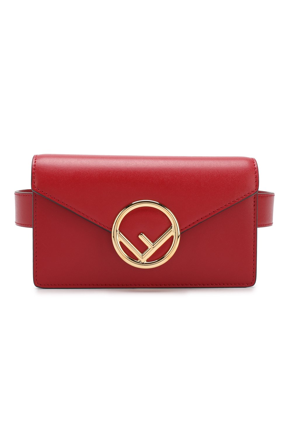 Кожаная поясная сумка с логотипом бренда FENDI, арт. 8BM005 A0KK, фото 8