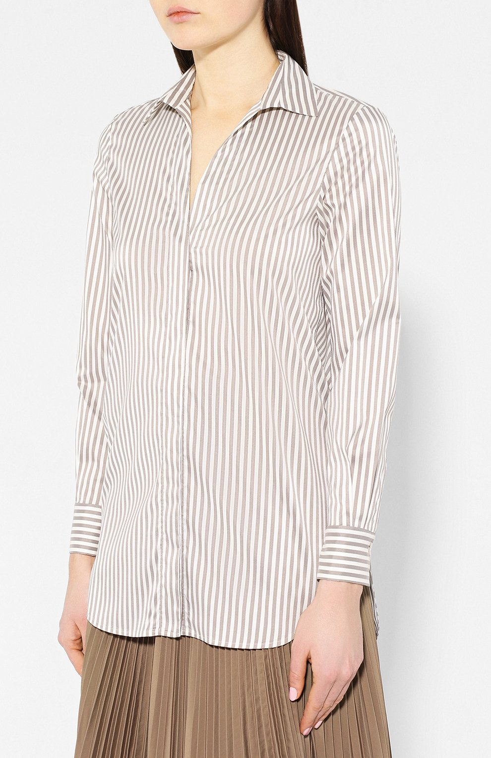 Рубашка в полоску KITON, арт. D47446K09A10, фото 3