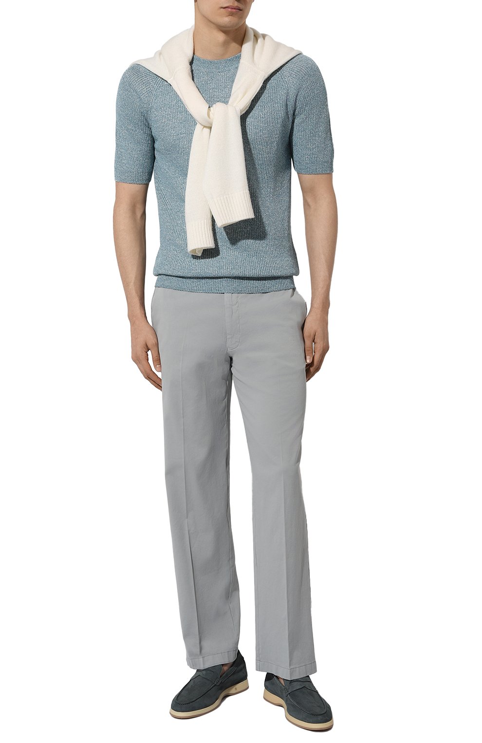 Джемпер изо льна и хлопка ANDREA CAMPAGNA, арт. 23148/18620, фото 2