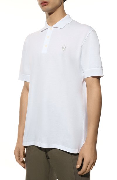 Хлопковое поло zegna x maserati ZEGNA, арт. UZ311/746M, фото 3