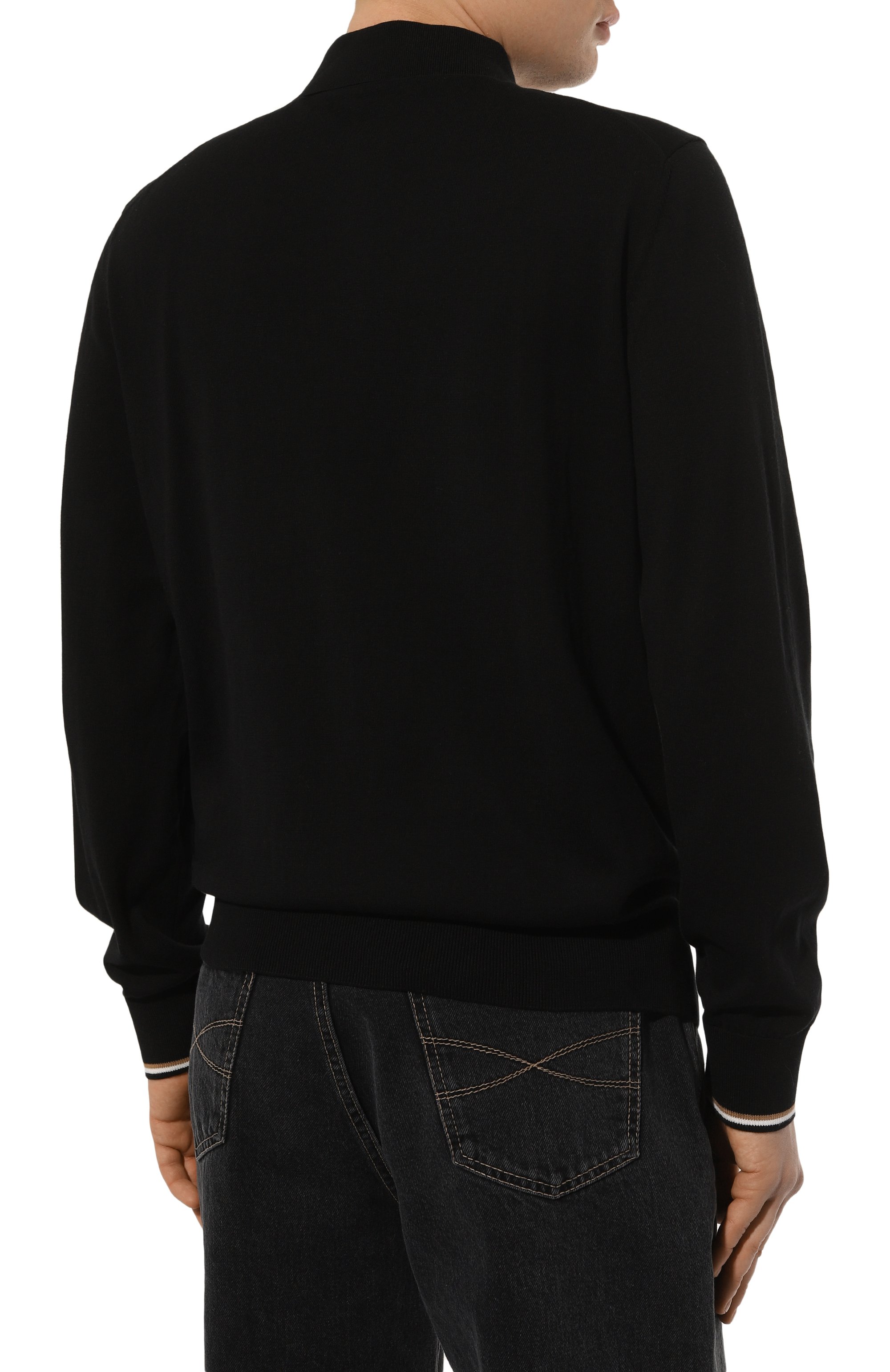 Хлопковое поло BOSS, арт. 50506025, фото 4