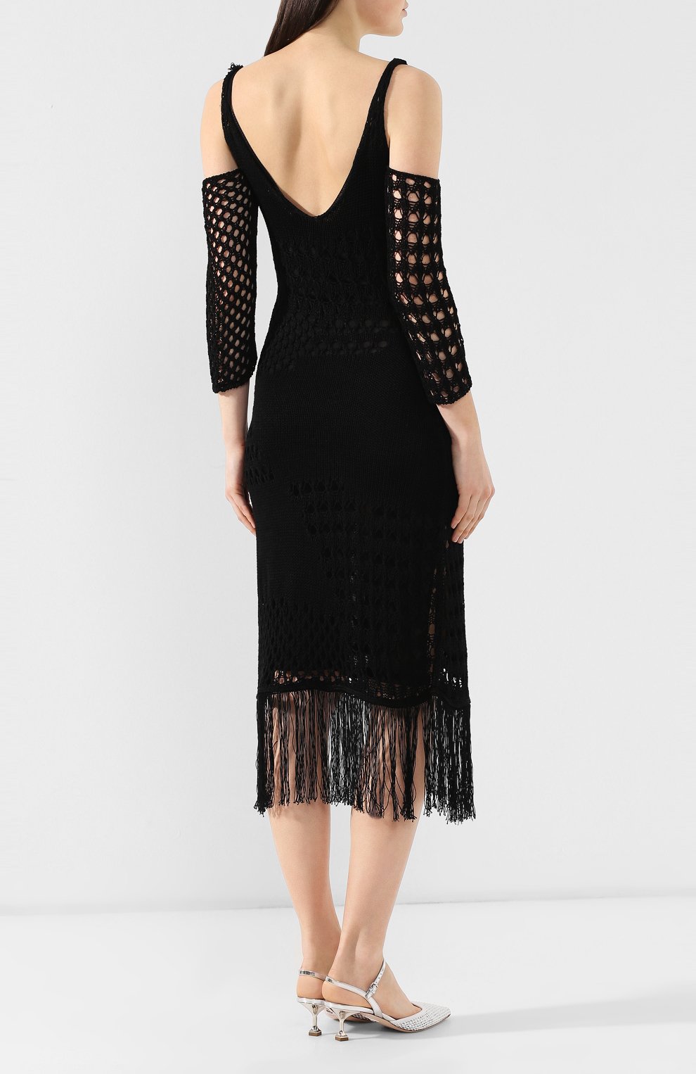 Платье из смеси хлопка и вискозы ALTUZARRA, арт. 219-832-981, фото 4