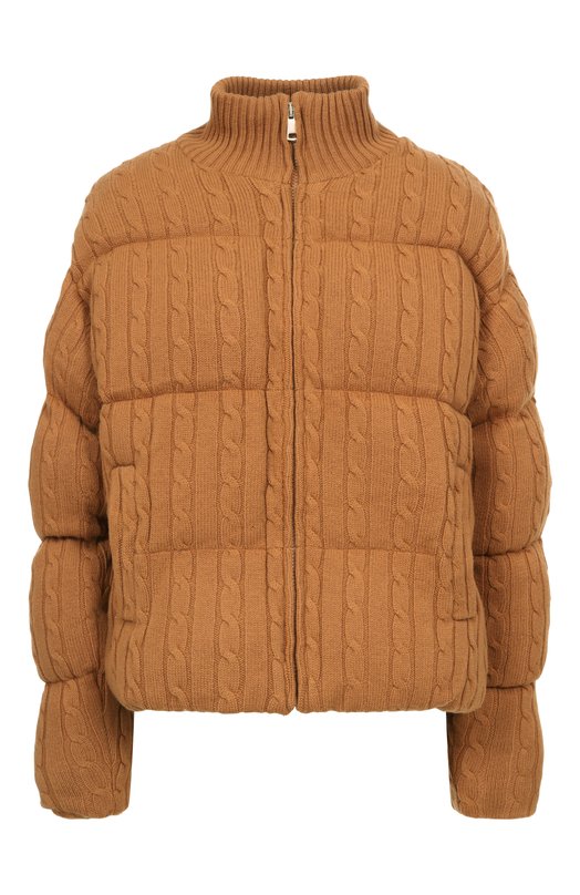 Шерстяной пуховик MC2 Saint Barth MYA0001-00024I/MYA W00L Бежевый MYA0001-00024I/MYA W00L