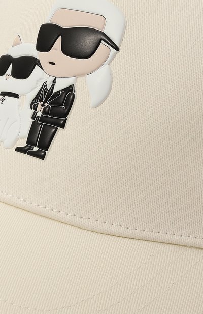 Хлопковая бейсболка KARL LAGERFELD KIDS, арт. Z30160, фото 3