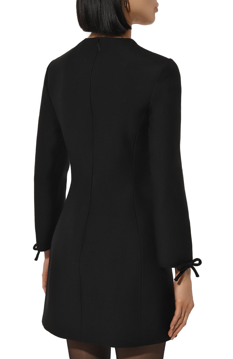 Платье из шерсти и шелка VALENTINO, арт. 5B3VA9S71CF, фото 4