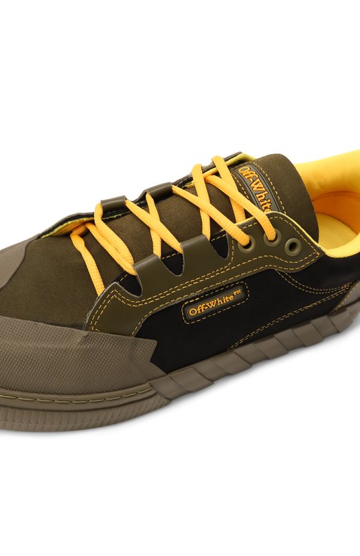Замшевые кеды Vulcanized 779 Off-White 0MIA296S25LEA001 Хаки  0MIA296S25LEA001 Фото 7