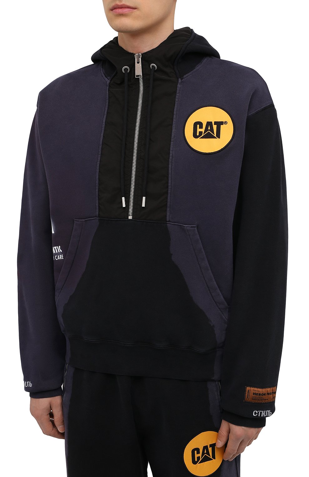 Хлопковое худи heron preston x cat HERON PRESTON, арт. HMBB020S21JER0011018, фото 3