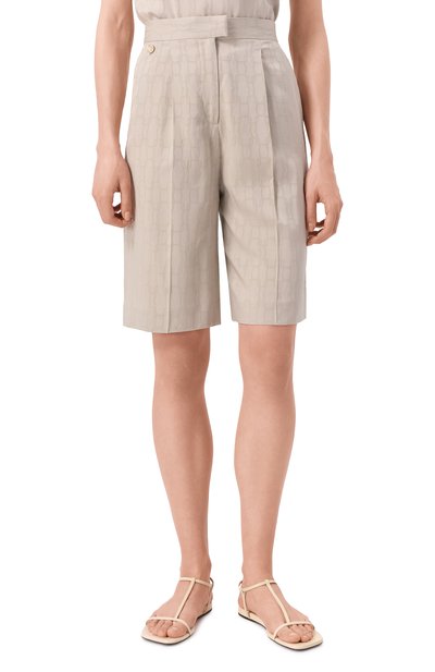 Шорты из вискозы и шелка AGNONA, арт. T80702/J5008, фото 3