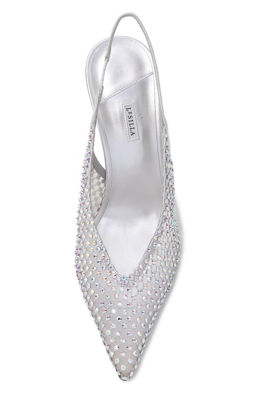 Текстильные туфли Gilda 100 Le Silla 4189E090BXPPCAZ Серебряный  4189E090BXPPCAZ Фото 6