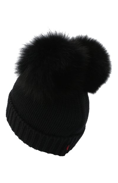 Шерстяная шапка с меховыми помпонами WOOLRICH, арт. CFWKAC0078FR/UF0096, фото 2