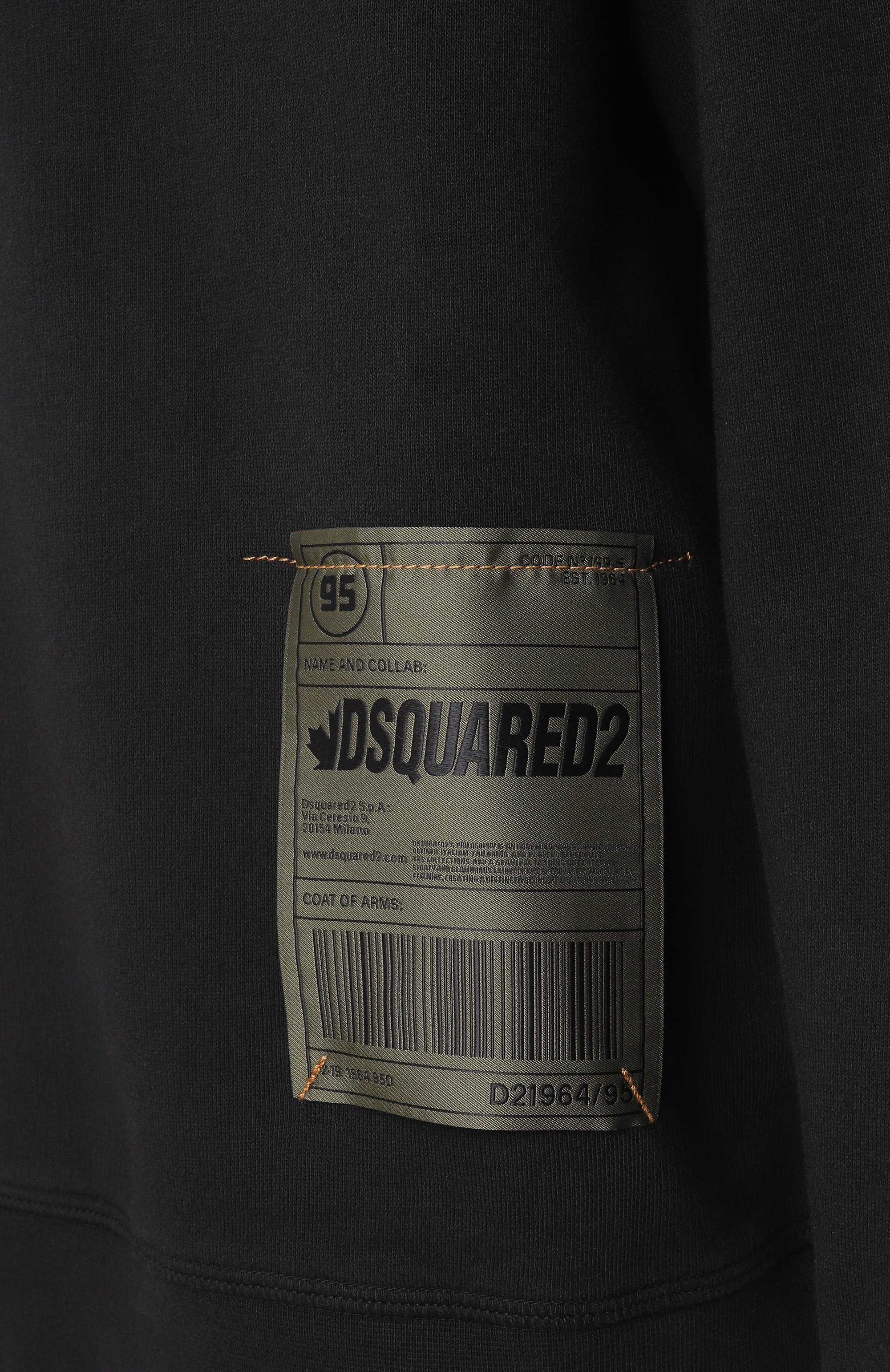 Хлопковое худи DSQUARED2, арт. S74GU0862/S25030, фото 6