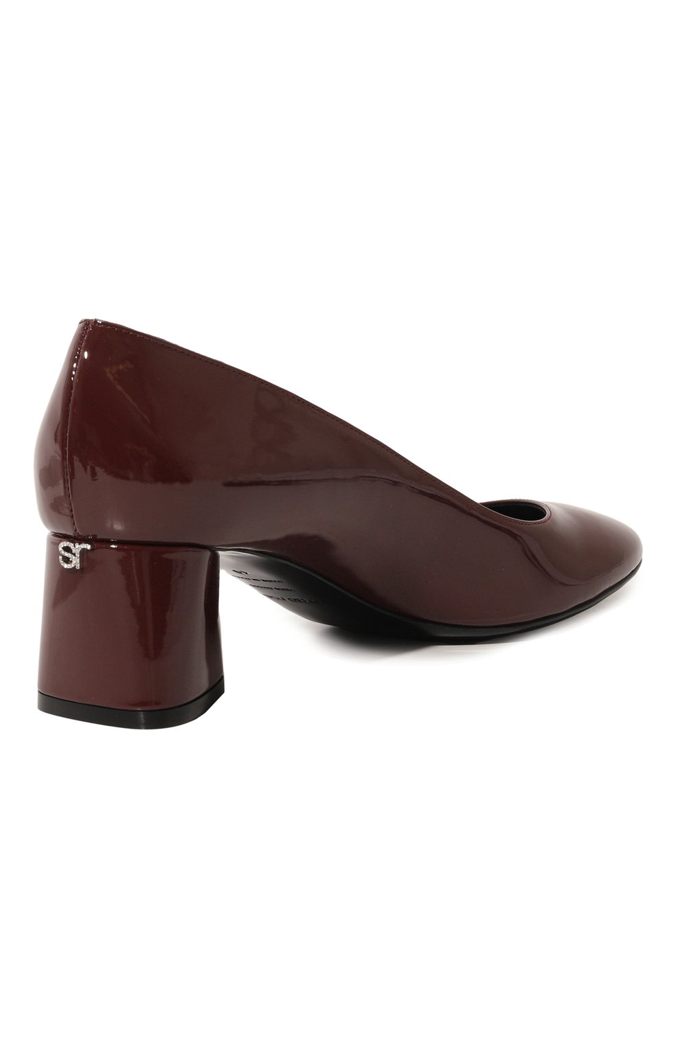 Кожаные туфли sr pilier 50 SERGIO ROSSI бордового цвета по цене 76800 руб., арт. B09561/MVIV01, фото 5 Кожаные туфли sr pilier 50 SERGIO ROSSI, арт. B09561/MVIV01, фото 5
