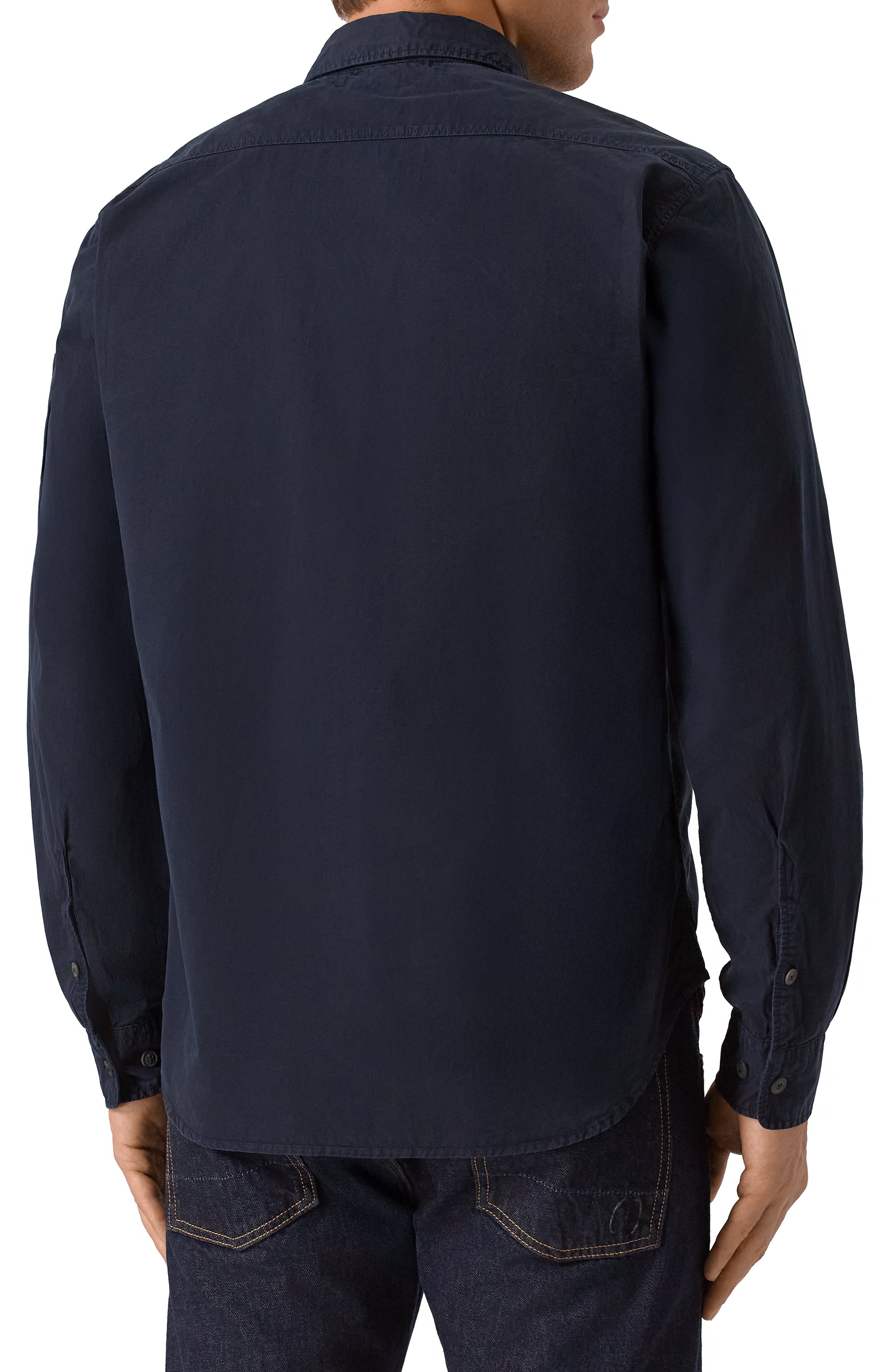 Хлопковая рубашка C.P. COMPANY, арт. RCCMSH706A110143G, фото 4