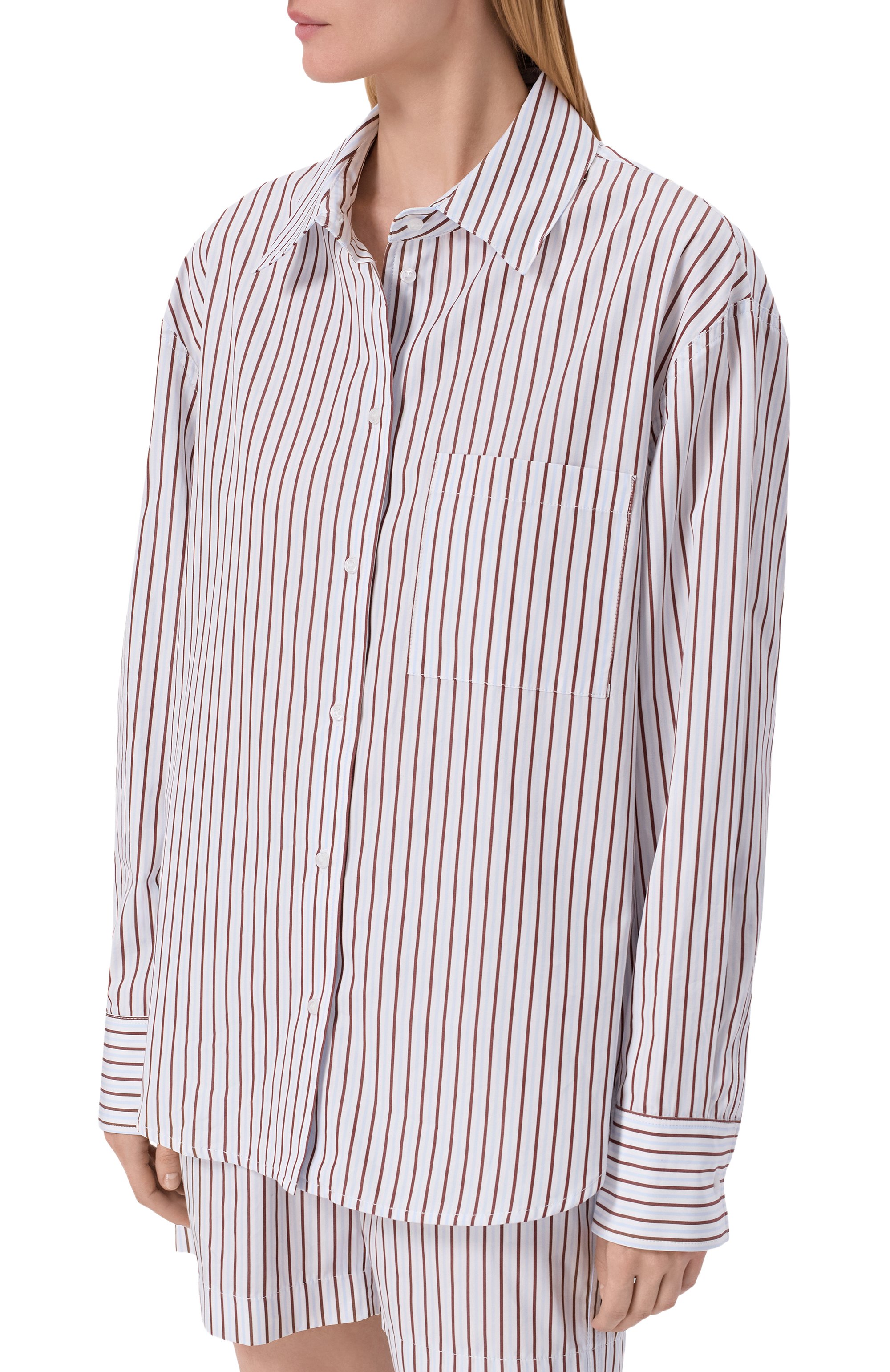 Хлопковая рубашка LOULOU DE SAISON, арт. MAUD, фото 3