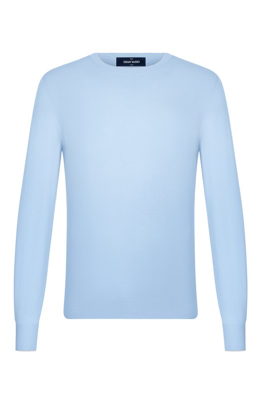 Джемпер из шелка и хлопка Gran Sasso 43167/16290 Голубой 43167/16290