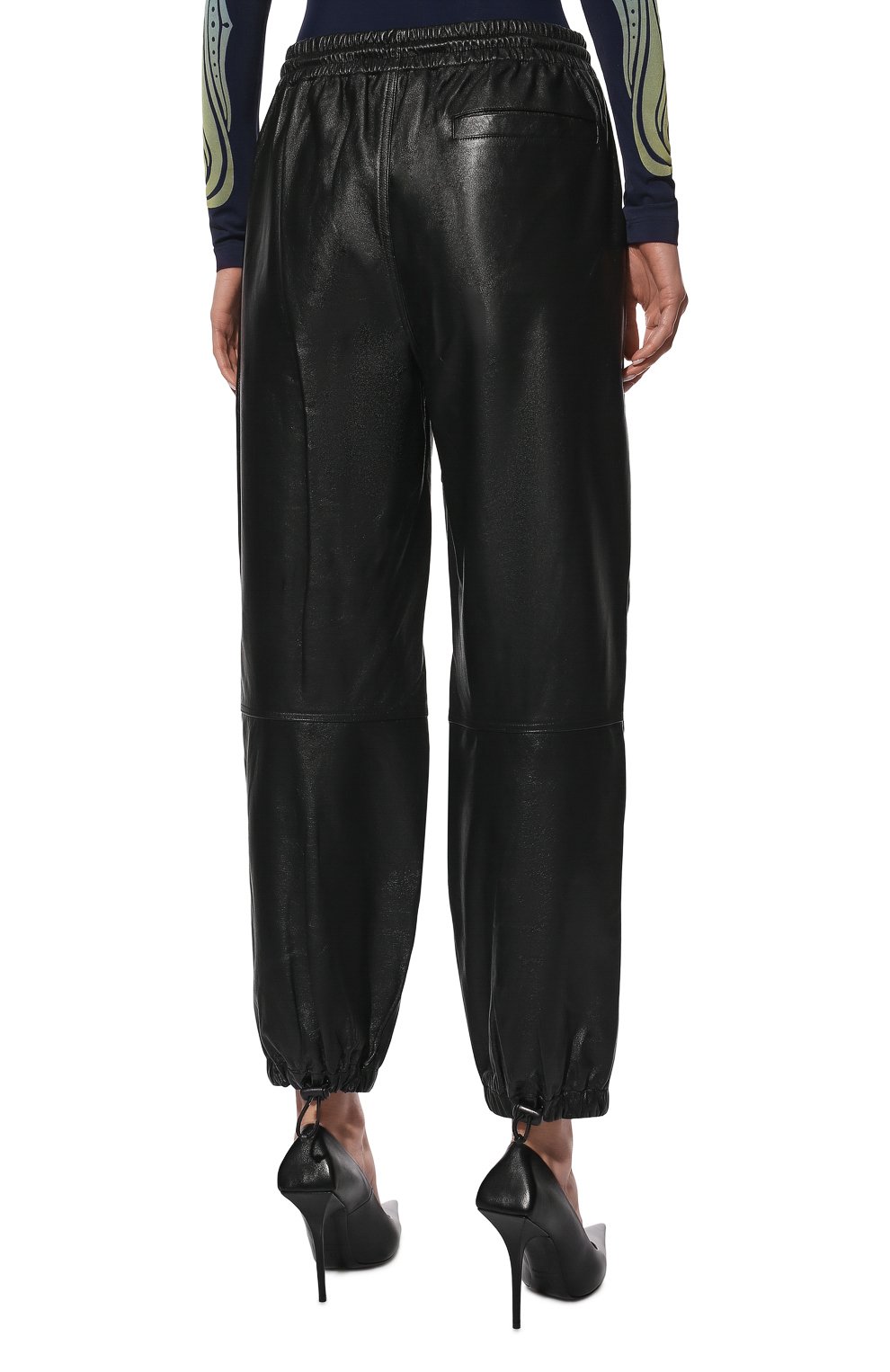 Кожаные джоггеры ALEXANDER WANG, арт. UWC1224035, фото 4