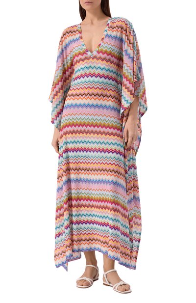 Туника из вискозы MISSONI разноцветного цвета по цене 141500 руб., арт. MC23SQ05/BR014F, фото 2 Туника из вискозы MISSONI, арт. MC23SQ05/BR014F, фото 2