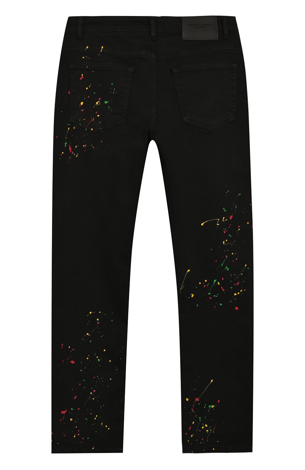 Джинсы MARCELO BURLON KIDS OF MILAN черного цвета по цене 20850 руб., арт. 20E/B/MB/3062/1042/8-14Y, фото 2 Джинсы MARCELO BURLON KIDS OF MILAN, арт. 20E/B/MB/3062/1042/8-14Y, фото 2