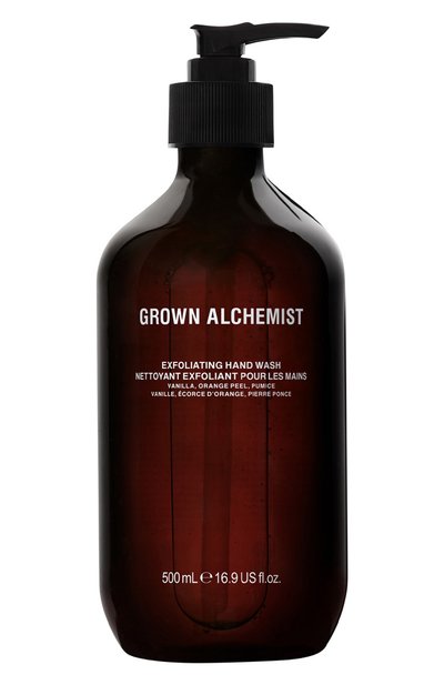 Женского жидкое мыло-эксфолиант для рук &quot;ваниль, апельсин и вулканическая пемза&quot; (500ml) GROWN ALCHEMIST, арт. GA01019