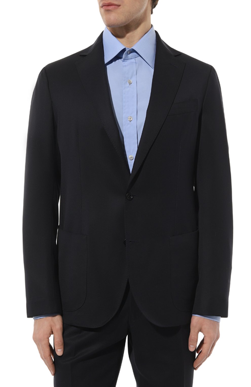 Шерстяной костюм MVST темно-синего цвета по цене 220500 руб., арт. SG4200S0690002, фото 2 Шерстяной костюм MVST, арт. SG4200S0690002, фото 2