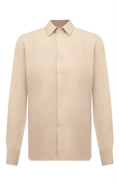 Мужская рубашка изо льна и хлопка CANALI, арт. 7A1/GD03158