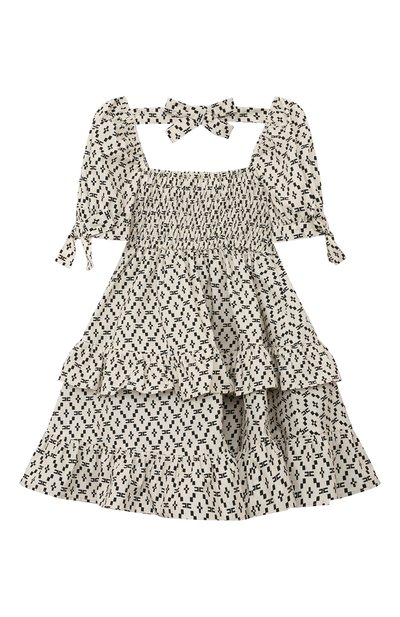 Хлопковое платье ELISABETTA FRANCHI LA MIA BAMBINA, арт. EFAB465/CA271/BE027/10A-12A+, фото 2