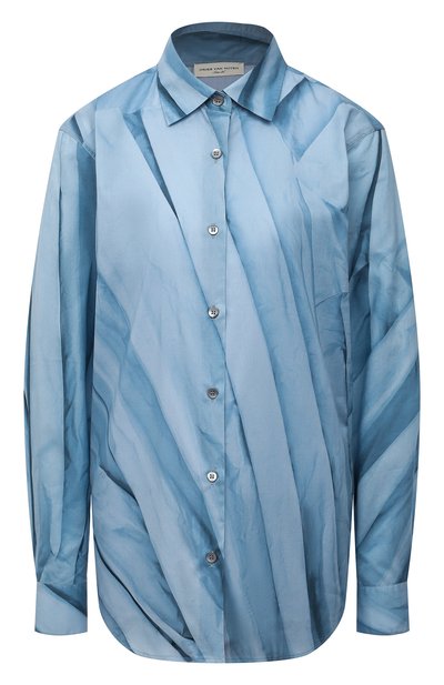 Женская хлопковая рубашка DRIES VAN NOTEN, арт. 212-010767-3074