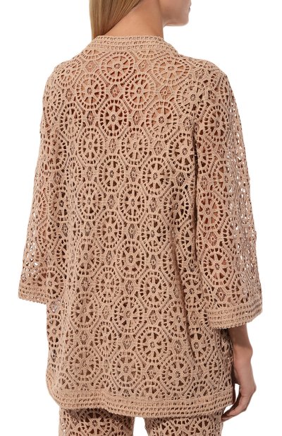 Хлопковый кардиган ELIE SAAB, арт. J0039N, фото 4