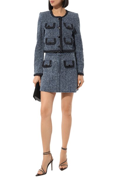 Джинсовая юбка SELF-PORTRAIT, арт. PF24-826SK-BL, фото 2