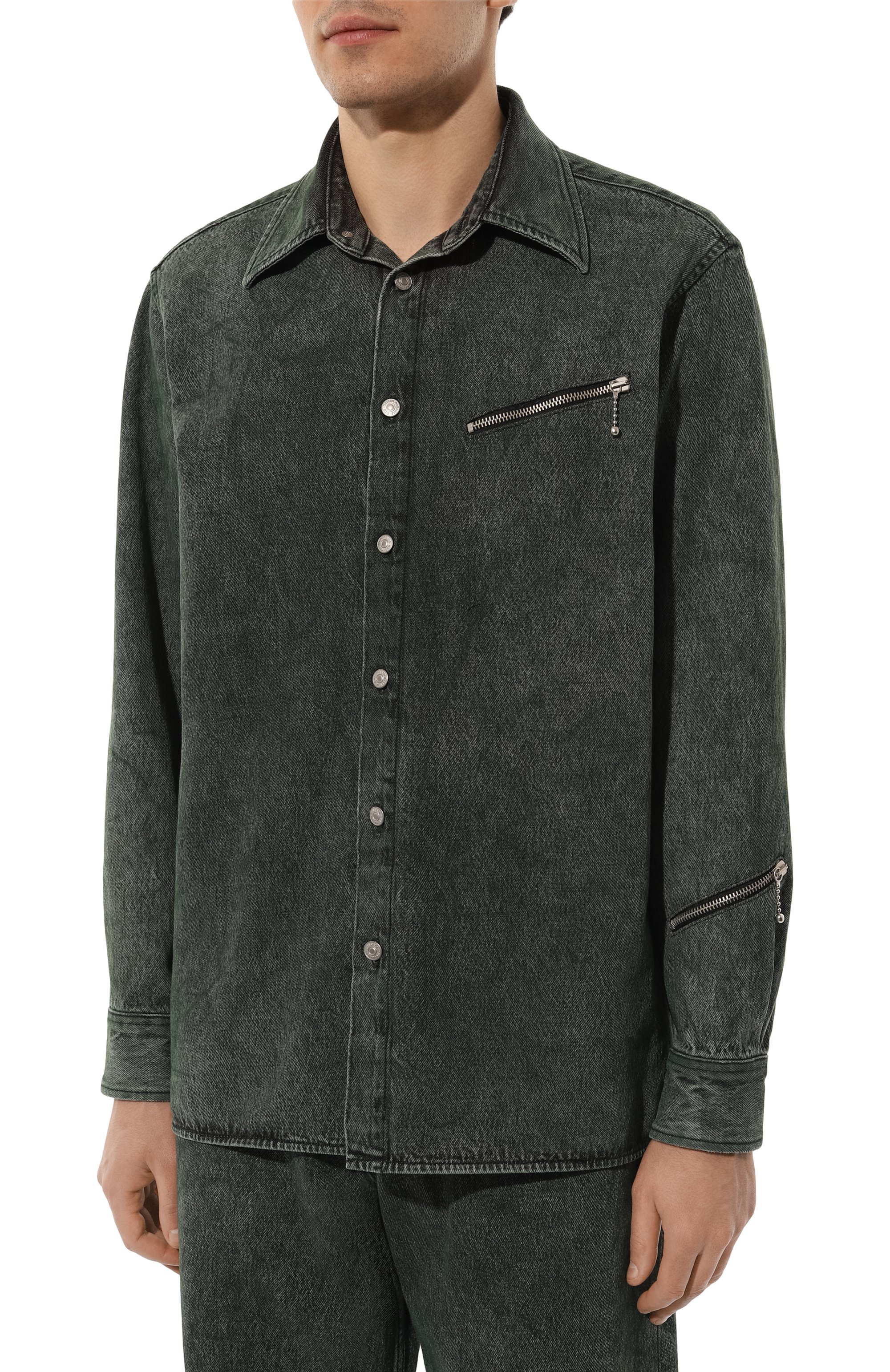 Джинсовая рубашка MM6, арт. SH2DT0011/S30652, фото 3