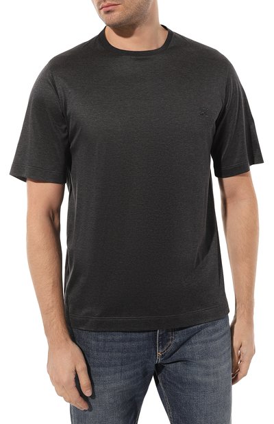 Хлопковая футболка ZILLI, арт. TSR02DZS56014ZS00000W, фото 3