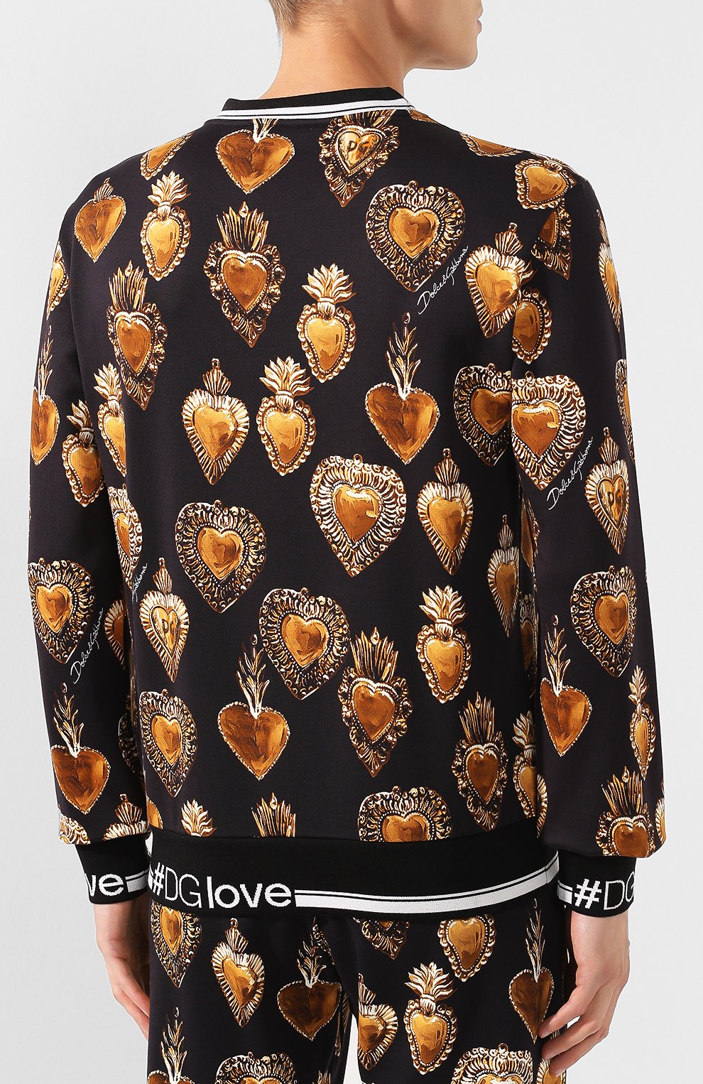Хлопковый свитшот DOLCE & GABBANA, арт. G90W6T/FS77I, фото 4