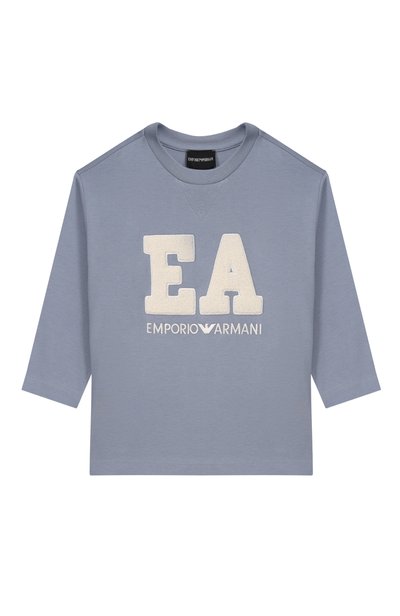 Хлопковый лонгслив EMPORIO ARMANI, арт. EB001365/AF26009