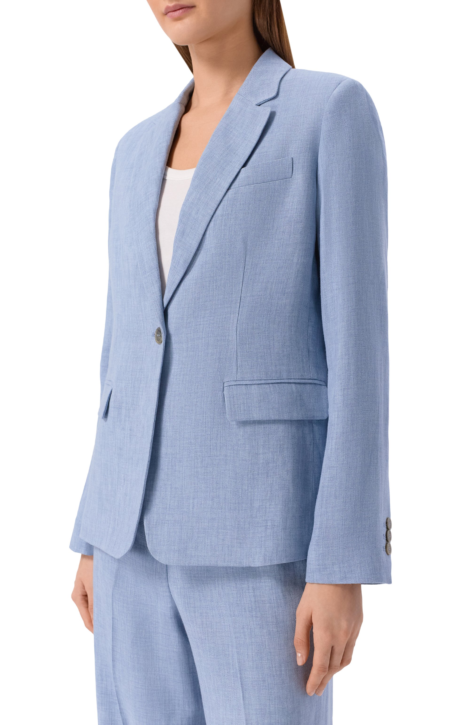 Жакет изо льна и вискозы P.A.R.O.S.H., арт. D420411/BLINK, фото 3