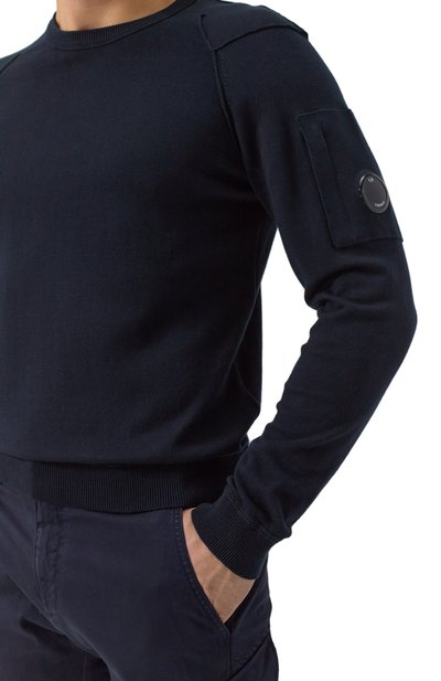 Хлопковый джемпер C.P. COMPANY, арт. 18CMKN026A004037A, фото 5