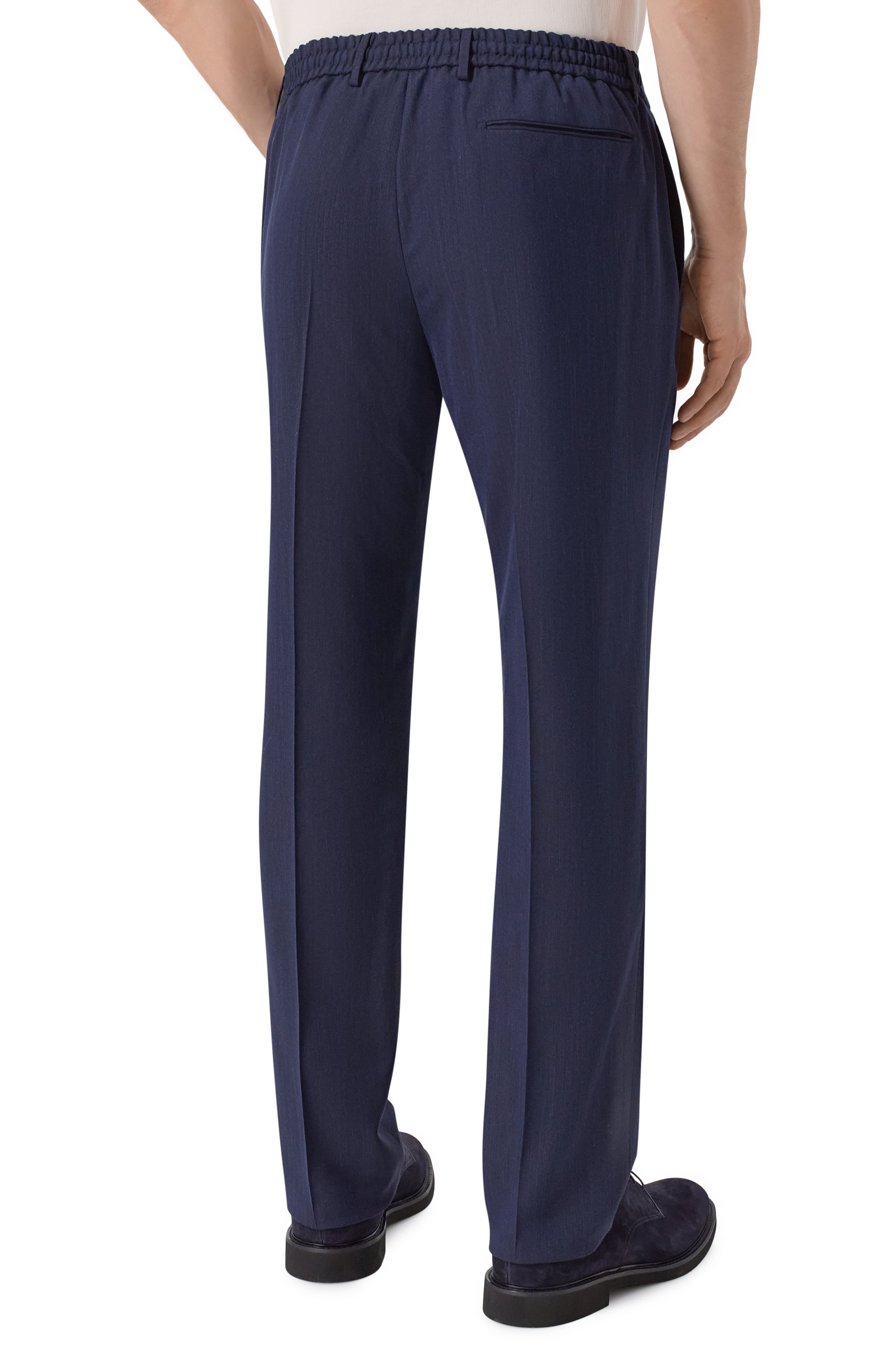 Брюки из шерсти и шелка ANDREA CAMPAGNA, арт. SPIAGGIA20/LP184U, фото 4