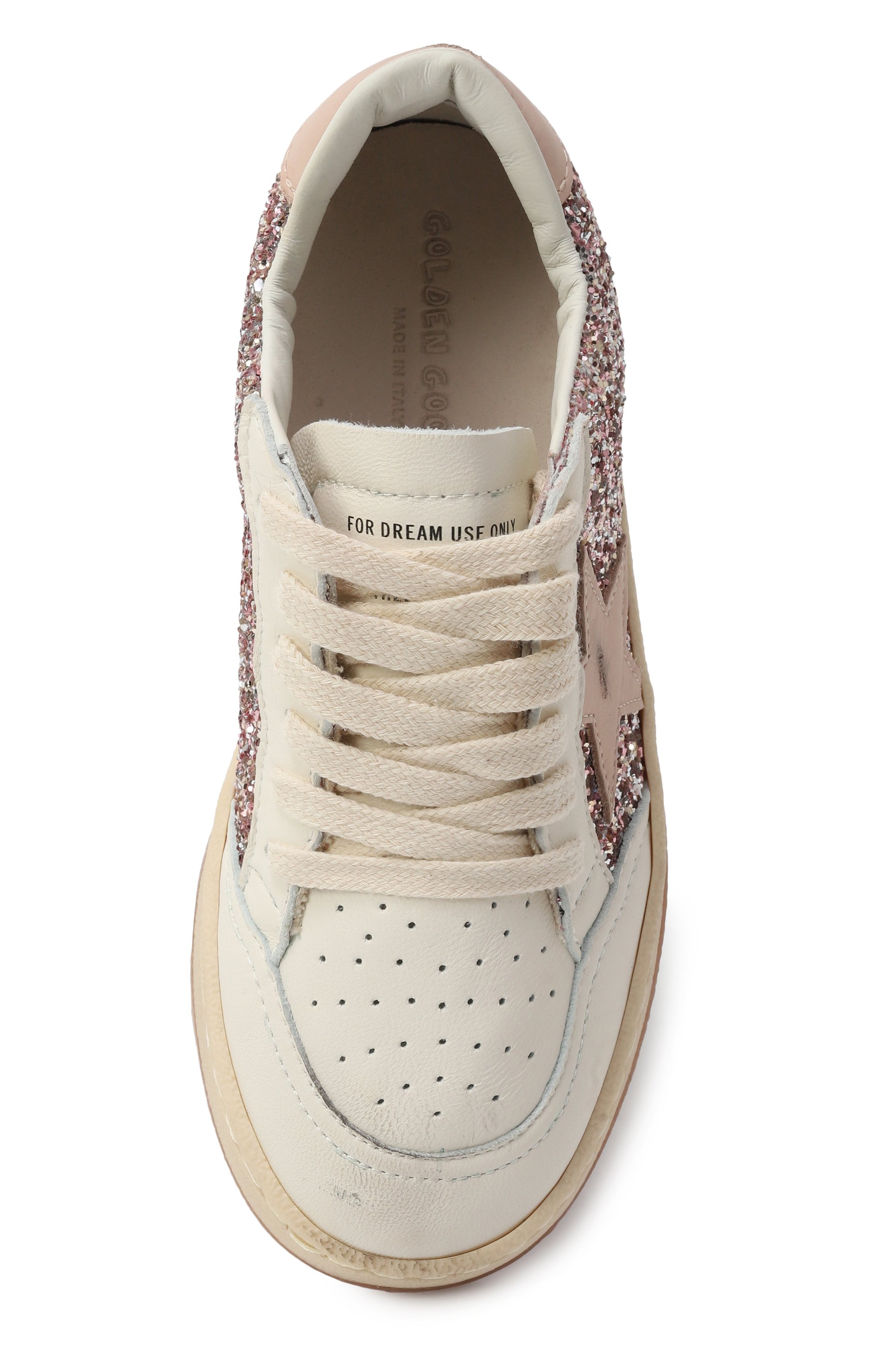 Комбинированные кеды ball star GOLDEN GOOSE DELUXE BRAND, арт. GYF00439.F006795, фото 4