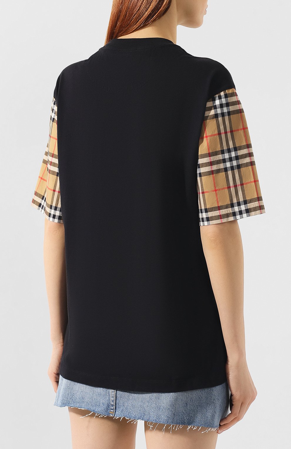 Хлопковая футболка BURBERRY, арт. 8007716, фото 4
