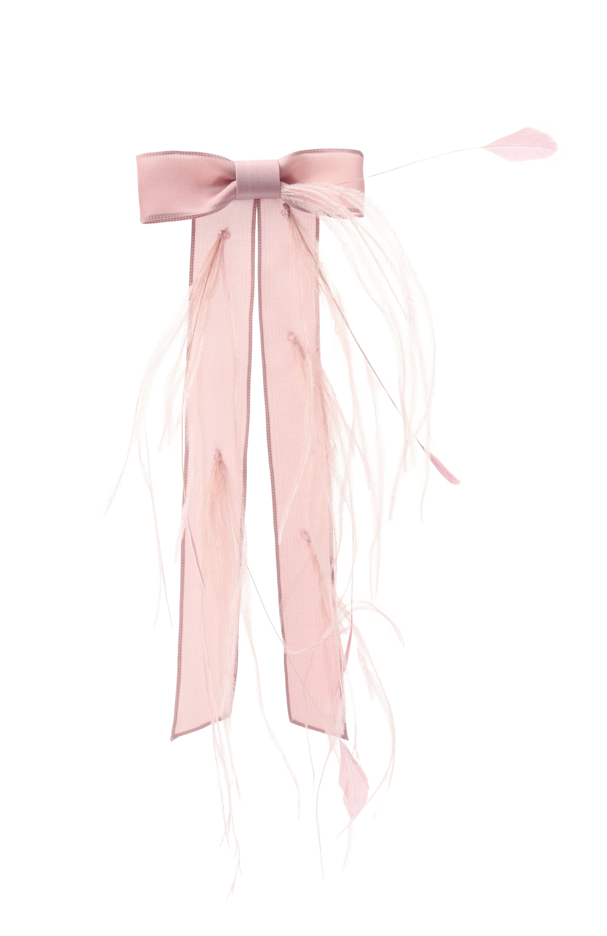 Бант PANFIL светло-розового цвета по цене 18000 руб., арт. 9P-S-MRY3-PLUM, фото 1 Бант PANFIL, арт. 9P-S-MRY3-PLUM, фото 1