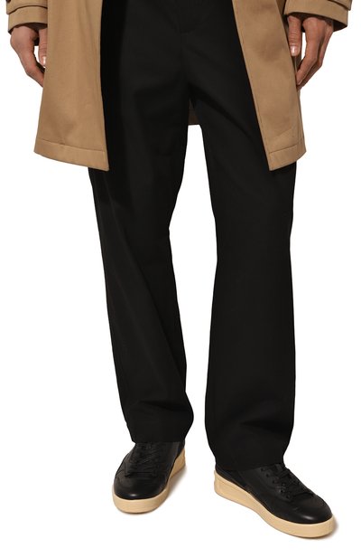 Кожаные кеды JIL SANDER, арт. J32WS0016-P4869, фото 3