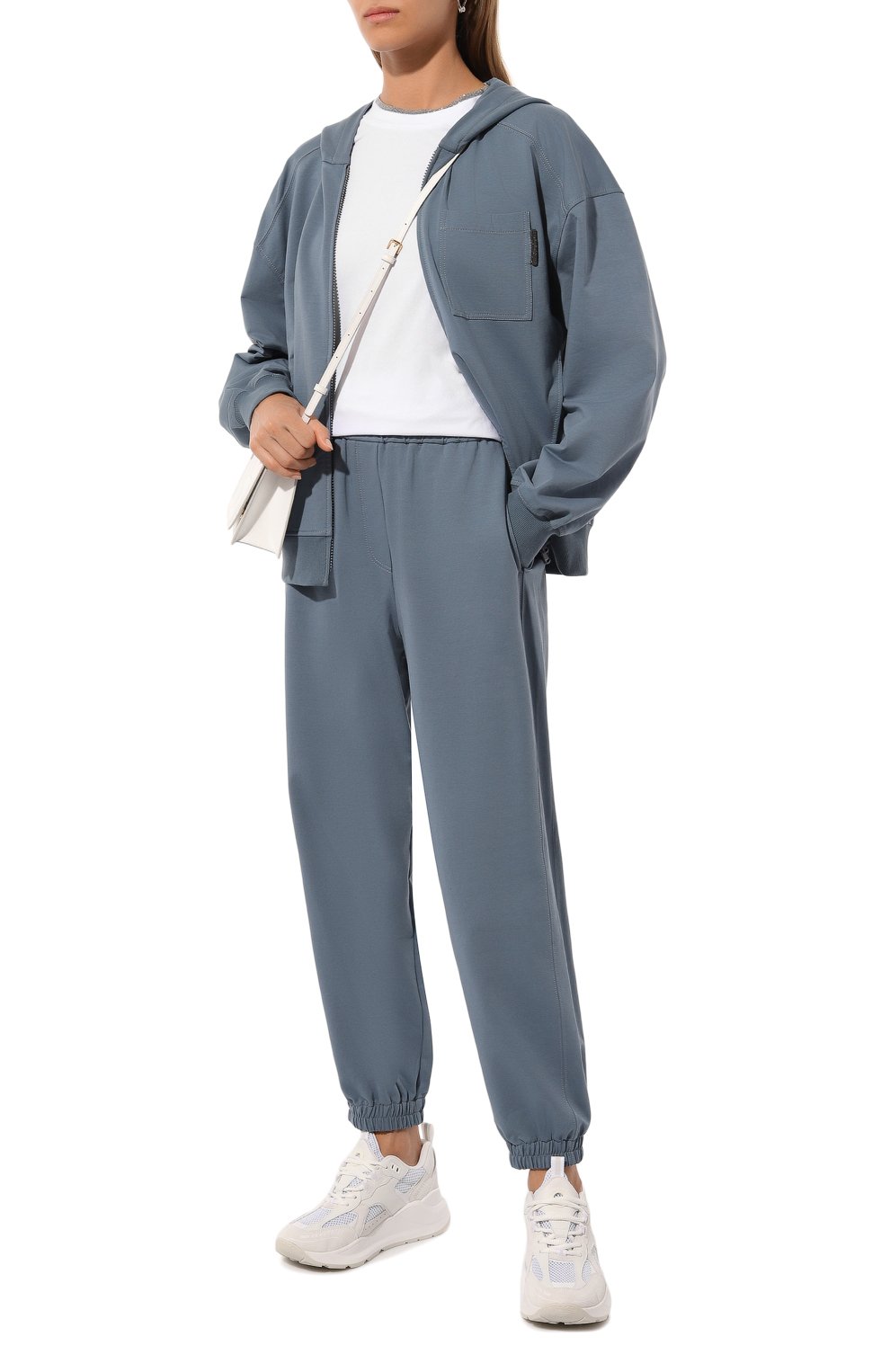 Хлопковый топ BRUNELLO CUCINELLI, арт. MPT18BD200, фото 2