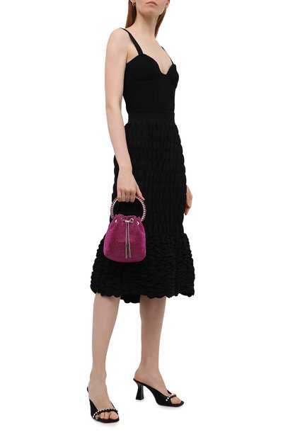 Текстильные мюли la medusa charm VERSACE черного цвета по цене 96350 руб., арт. 1000824/DRA67, фото 2 Текстильные мюли la medusa charm VERSACE, арт. 1000824/DRA67, фото 2