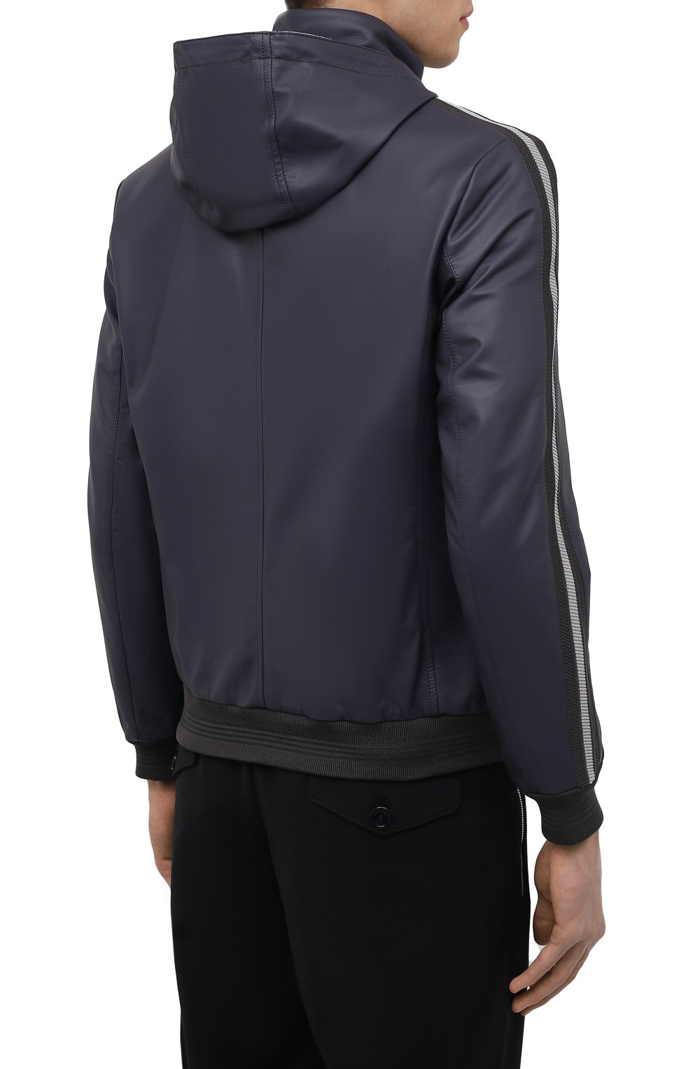 Кожаный бомбер KITON, арт. UW1100V0825A, фото 4